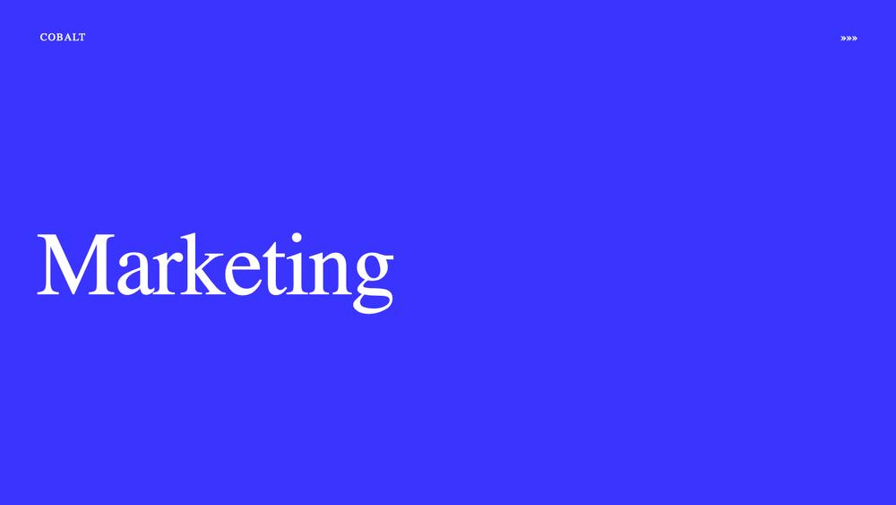 Cobalt Marketing cover